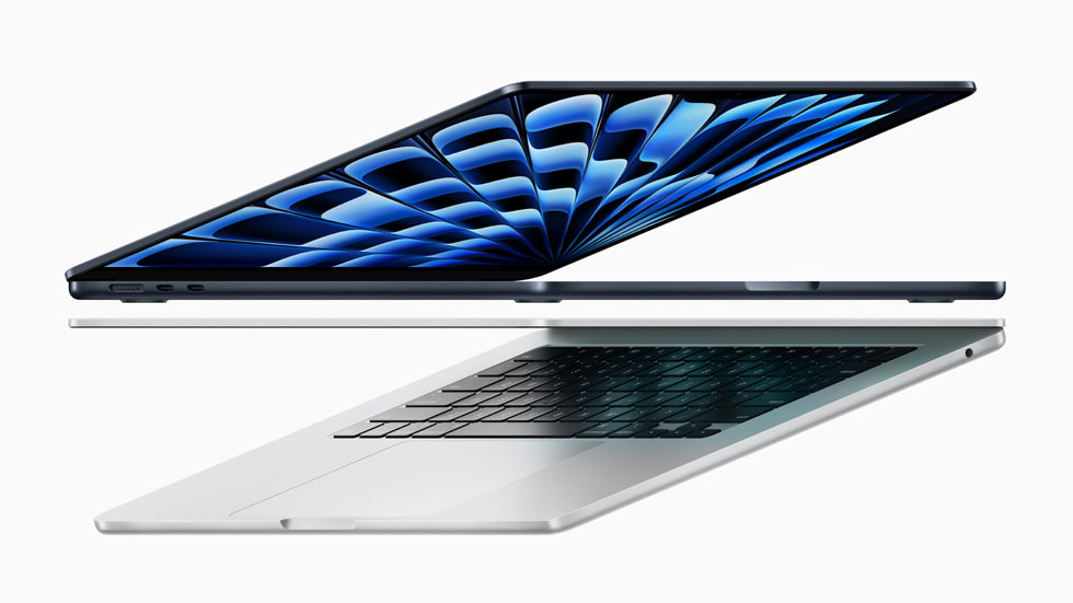 Apple MacBook Air M3 Chip Midnight Blue Laptop for Bangalore College Students.